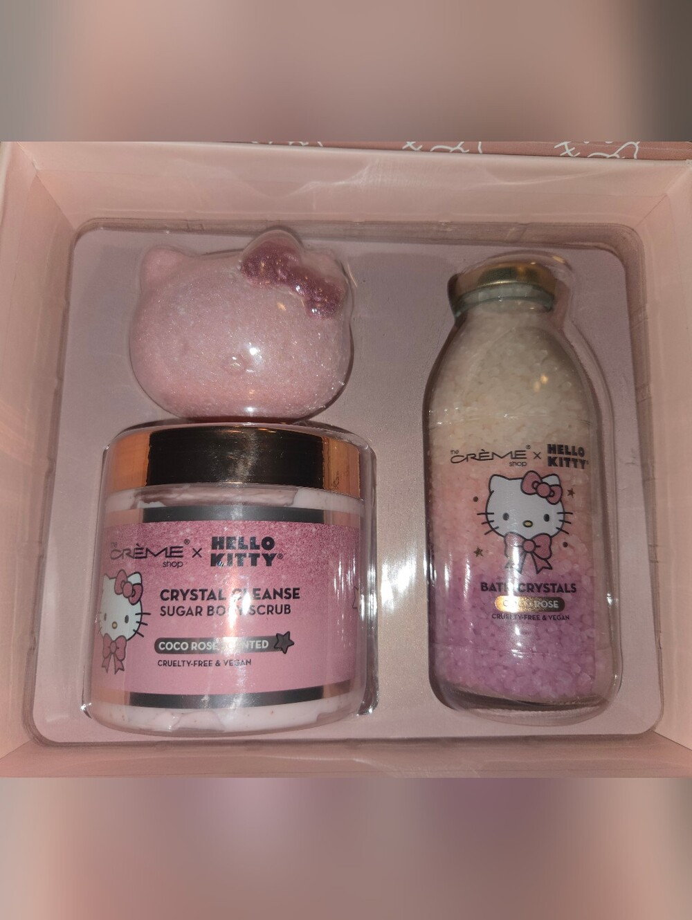 The Creme Shop Hello Kitty Lovely Luxury Set In Coco Rose - Picture 7 of 11